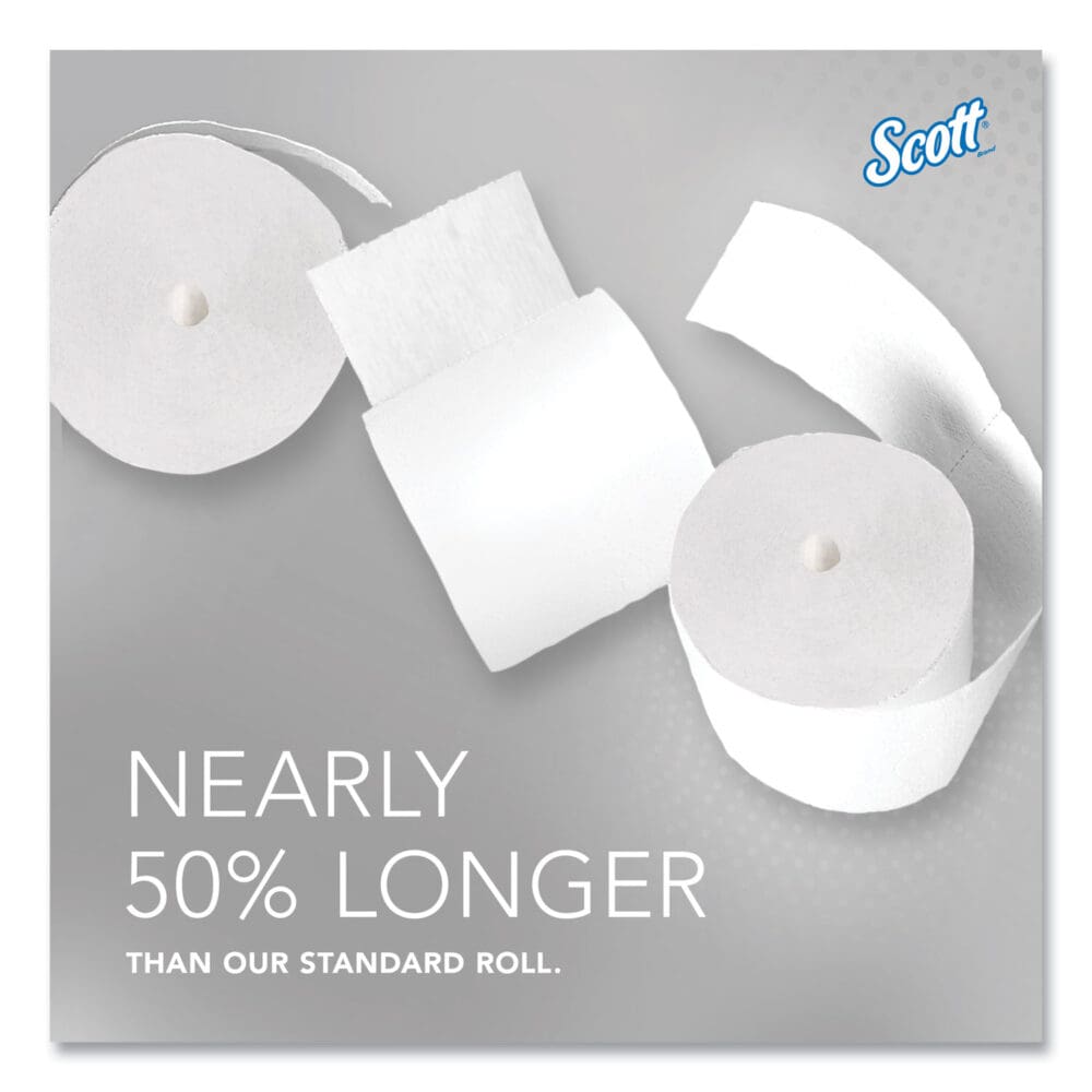 Essential Coreless SRB Bathroom Tissue, Septic Safe, 2-Ply, White, 1,000 Sheets/Roll, 36 Rolls/Carton - Image 5