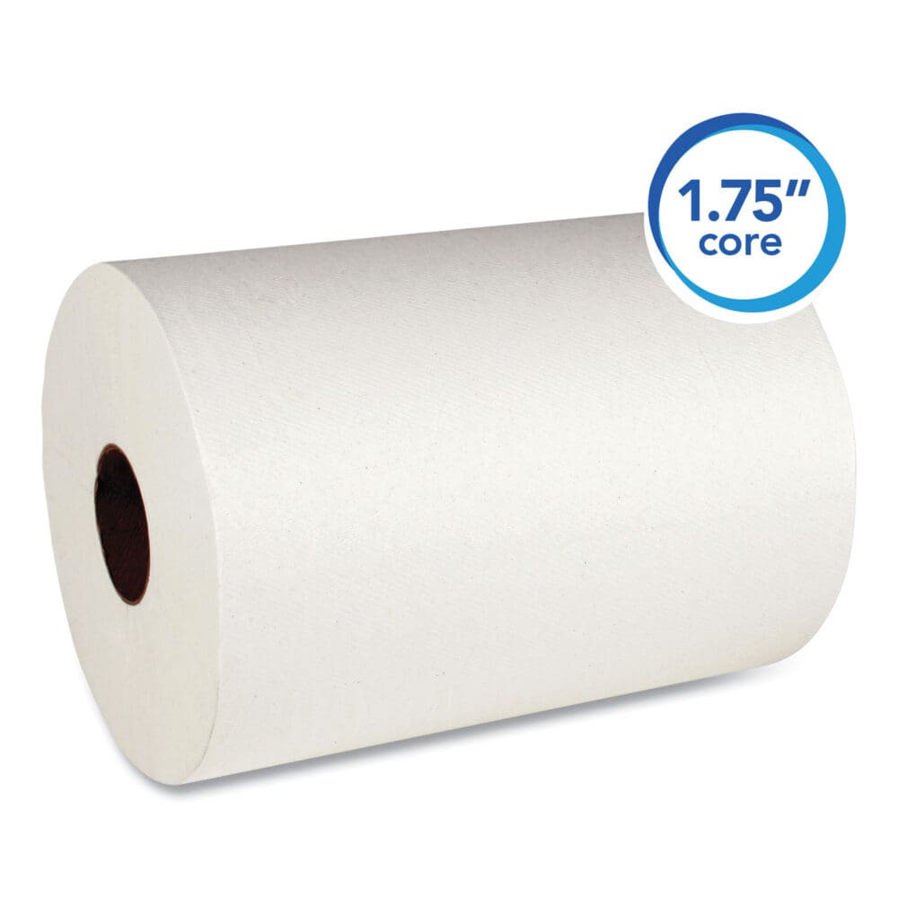 Slimroll Towels, Absorbency Pockets, 8" x 580 ft, White, 6 Rolls/Carton - Image 3