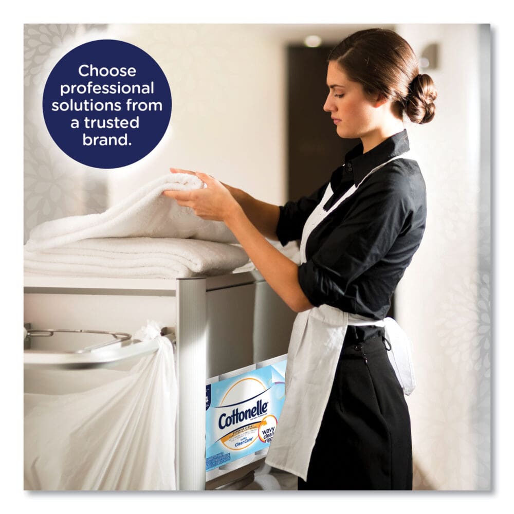 Clean Care Bathroom Tissue, Septic Safe, 1-Ply, White, 170 Sheets/Roll, 48 Rolls/Carton - Image 7