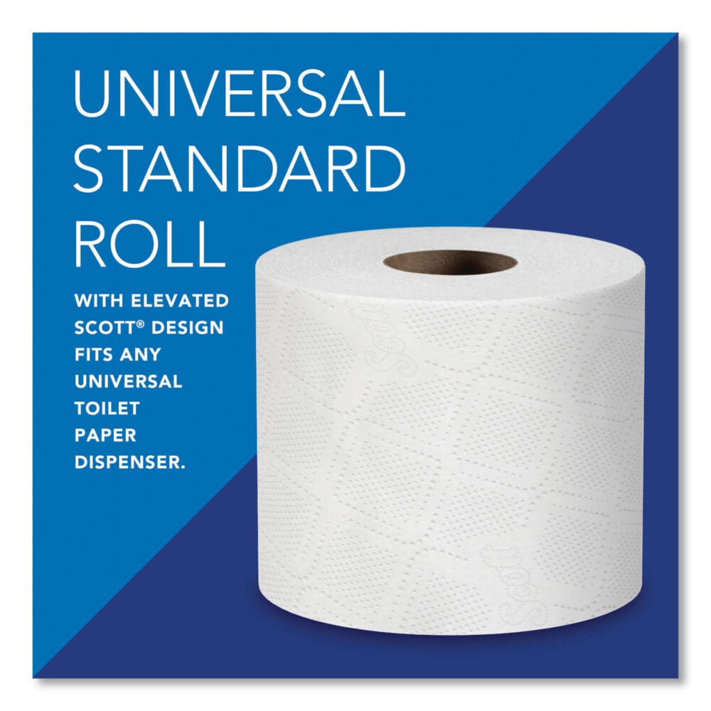 Essential 100% Recycled Fiber SRB Bathroom Tissue, Septic Safe, 2-Ply, White, 473 Sheets/Roll, 80 Rolls/Carton - Image 3