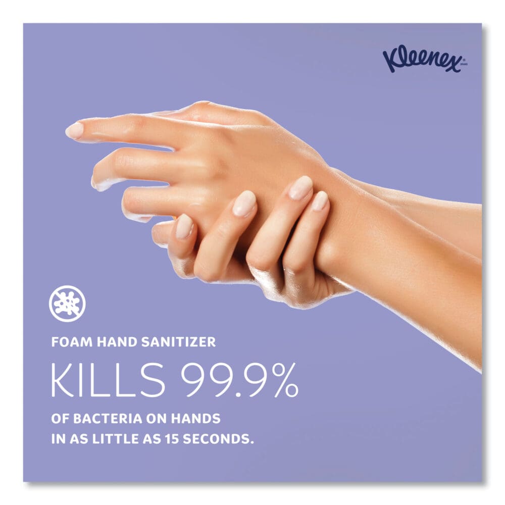 Super Moisturizing Foam Hand Sanitizer, 1,200 mL Cassette, Unscented, 2/Carton - Image 4