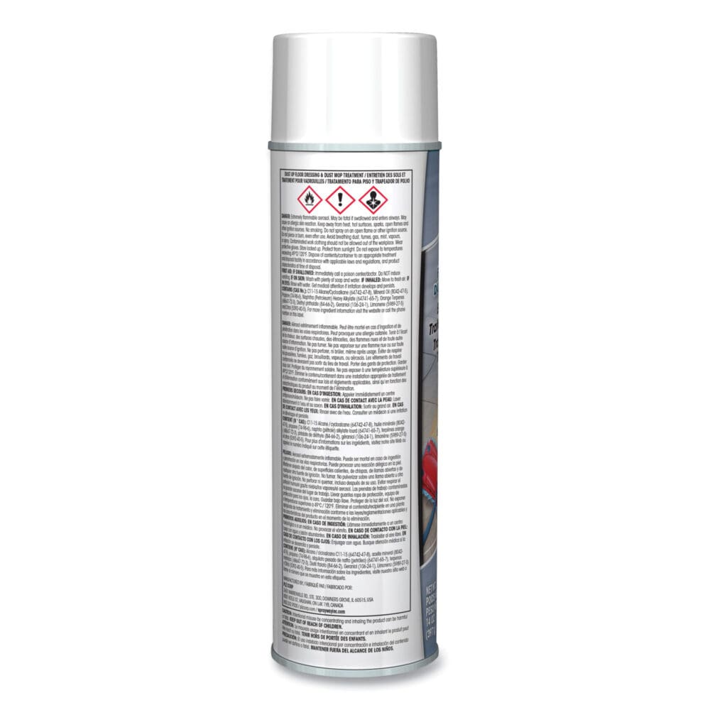 Dust Up Floor Dressing and Dust Mop Treatment, Lemon Scent, 14 oz Aerosol Spray, Dozen - Image 3