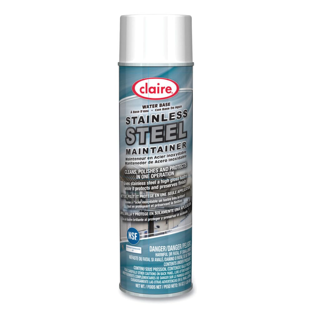 Stainless Steel Maintainer, Lemon Scent, 16 oz Aerosol Spray, Dozen - Image 2