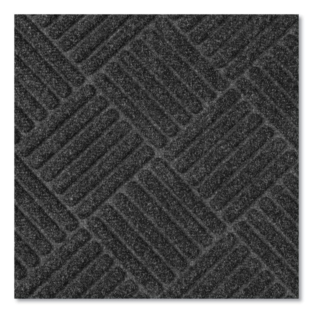 Ecomat Crosshatch Entry Mat, 48 x 27, Charcoal - Image 4