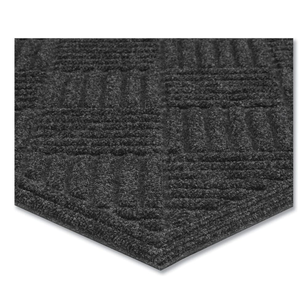 Ecomat Crosshatch Entry Mat, 48 x 27, Charcoal - Image 2