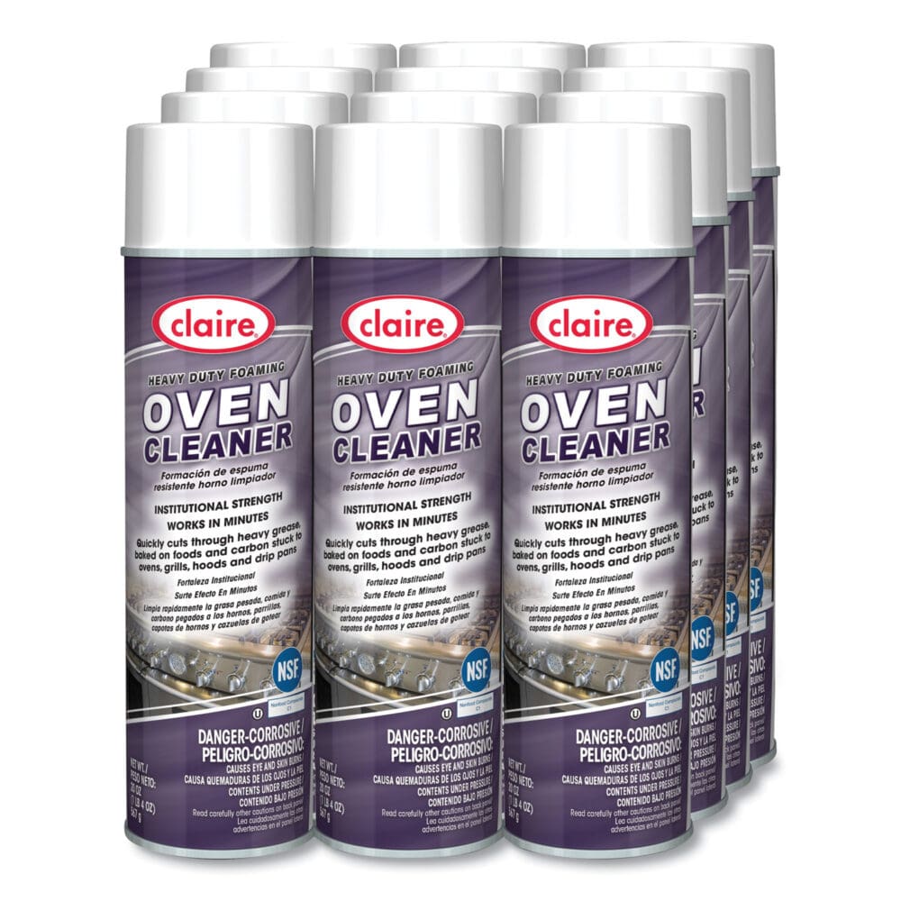Heavy Duty Foaming Oven Cleaner, 20 oz Aerosol Spray, 12/Carton - Image 2