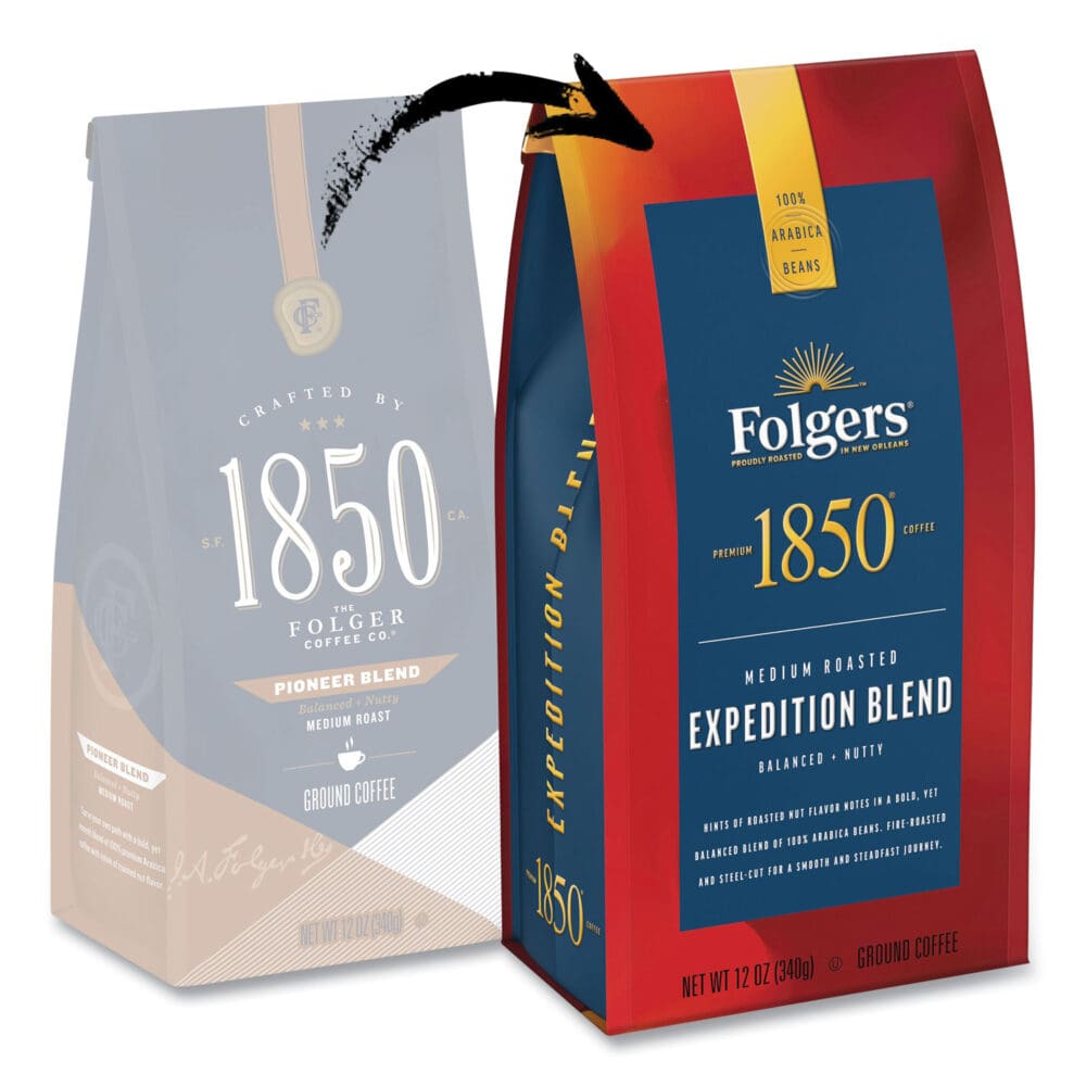 Coffee, Expedition Blend, Medium Roast, Ground, 12 oz Bag, 6/Carton - Image 2