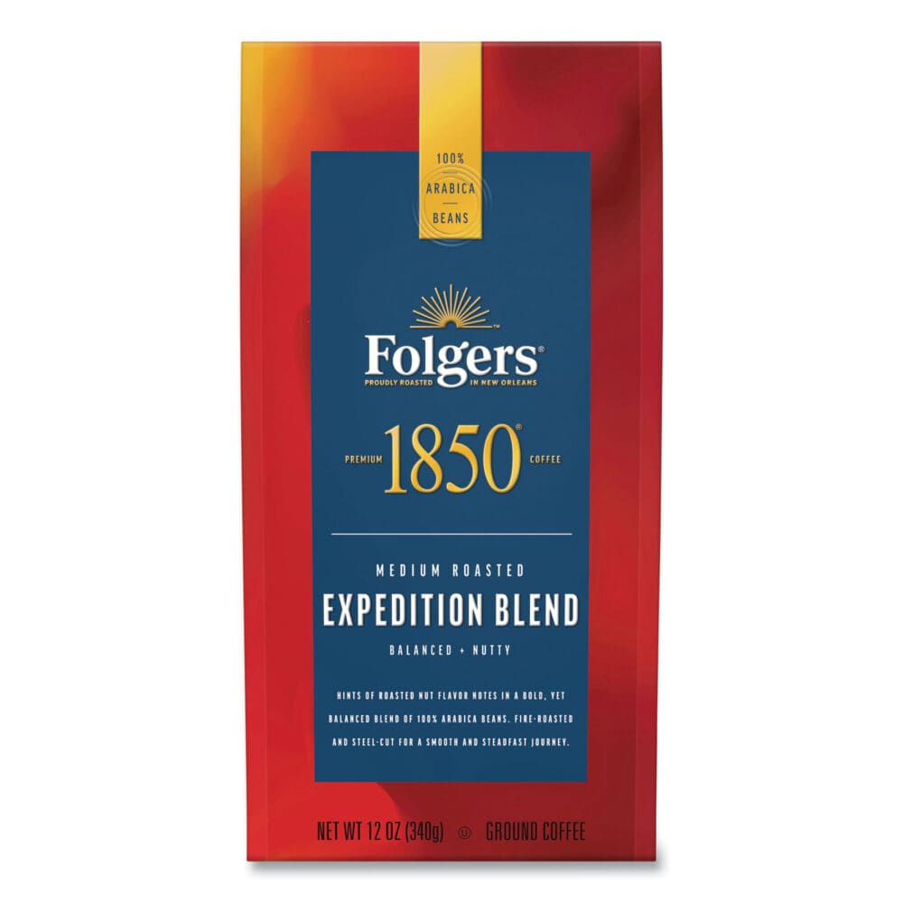 Coffee, Expedition Blend, Medium Roast, Ground, 12 oz Bag, 6/Carton - Image 7