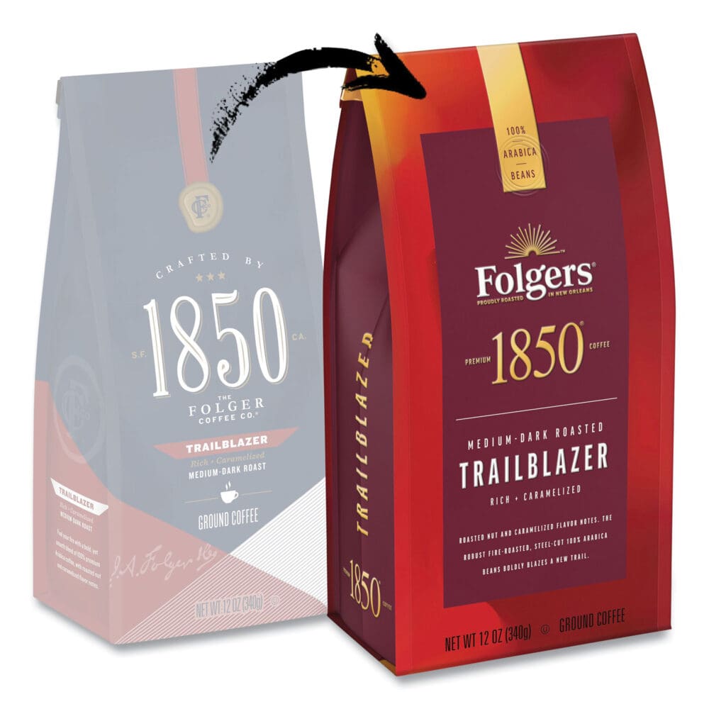 Coffee, Trailblazer, Dark Roast, Ground, 12 oz Bag - Image 5