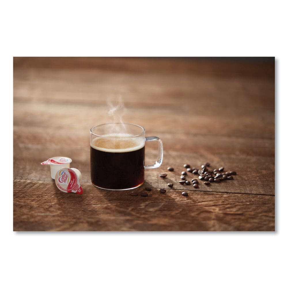 Liquid Coffee Creamer, Original, 0.38 oz Mini Cups, 108/Carton - Image 4