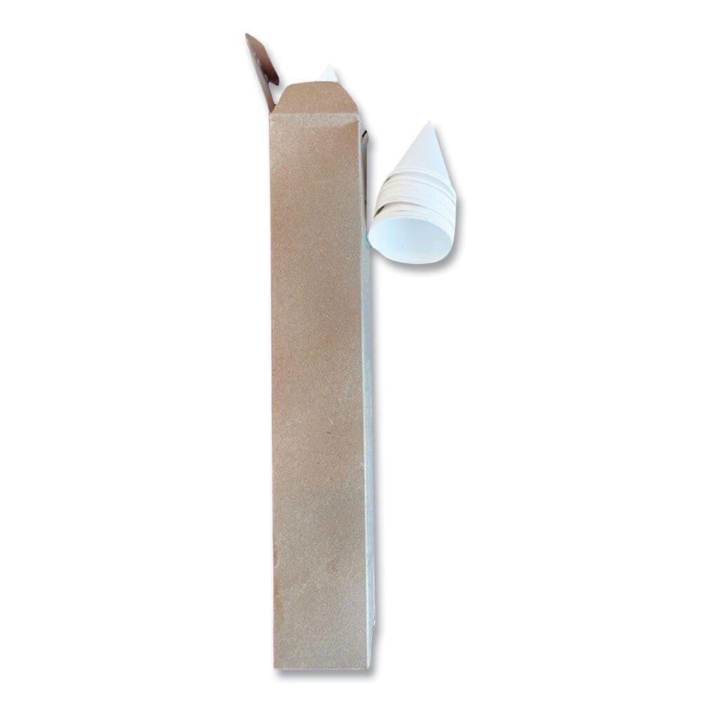 Paper Cone Cups, 3.2 oz, White, 5,000/Carton - Image 2