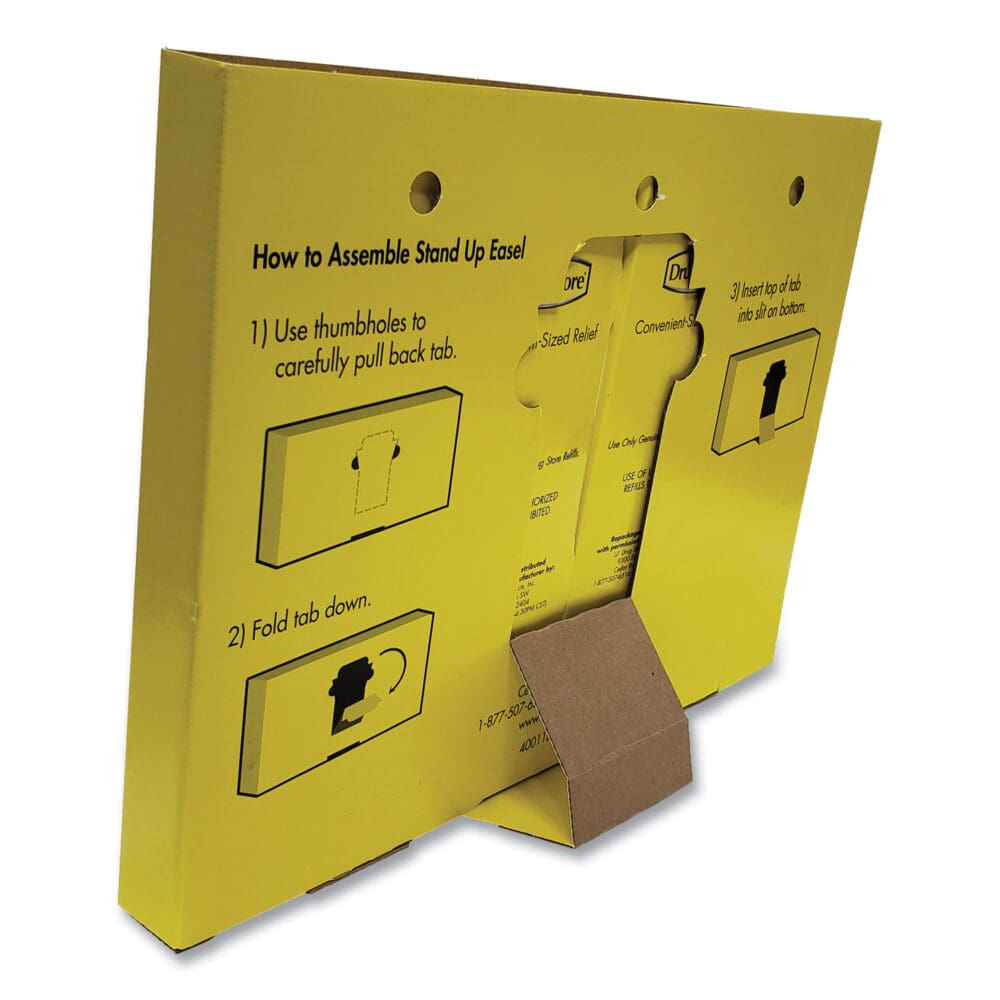 Single-Dose Medicine Dispenser, 105-Pieces, Plastic Case, Yellow - Image 3