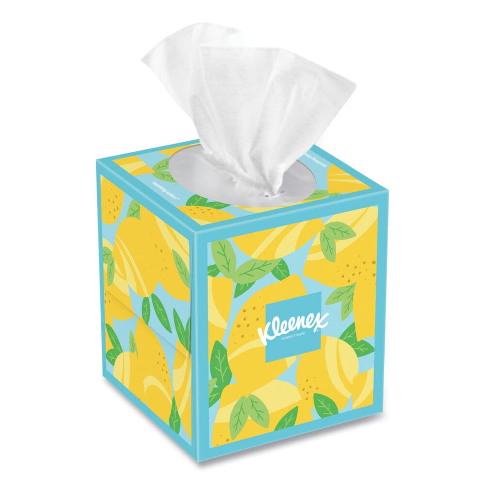 Lotion Facial Tissue, 3-Ply, White, 60 Sheets/Box, 27 Boxes/Carton - Image 9
