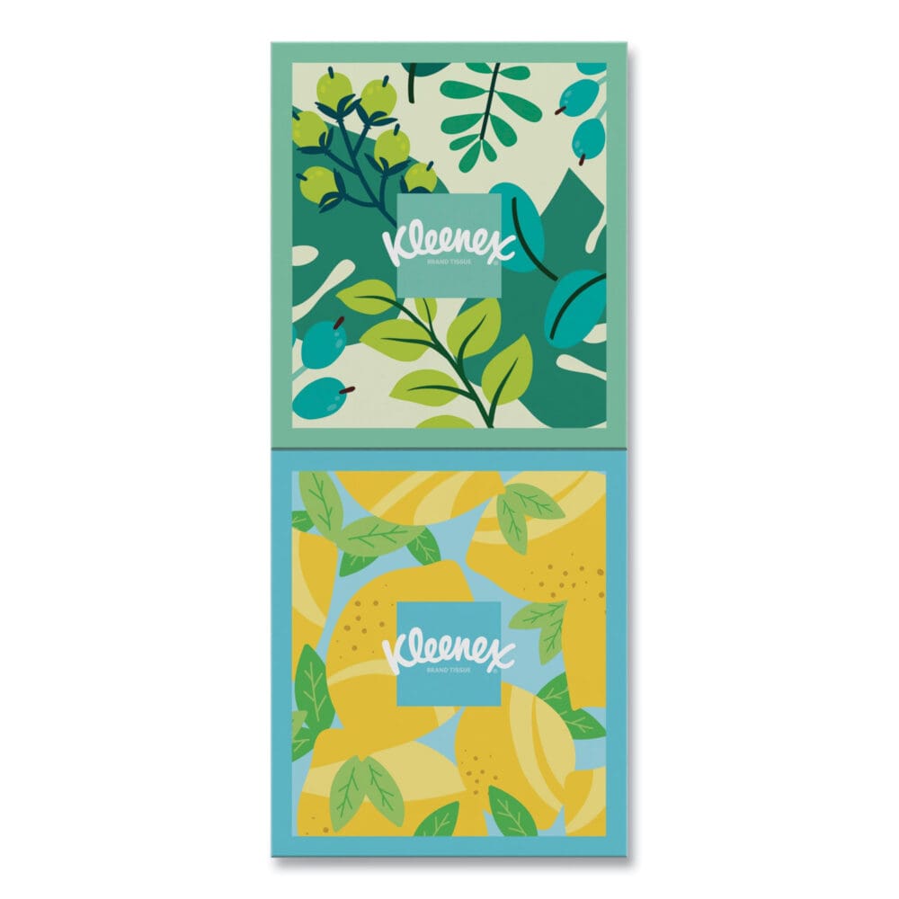 Lotion Facial Tissue, 3-Ply, White, 60 Sheets/Box, 4 Boxes/Pack, 8 Packs/Carton - Image 2