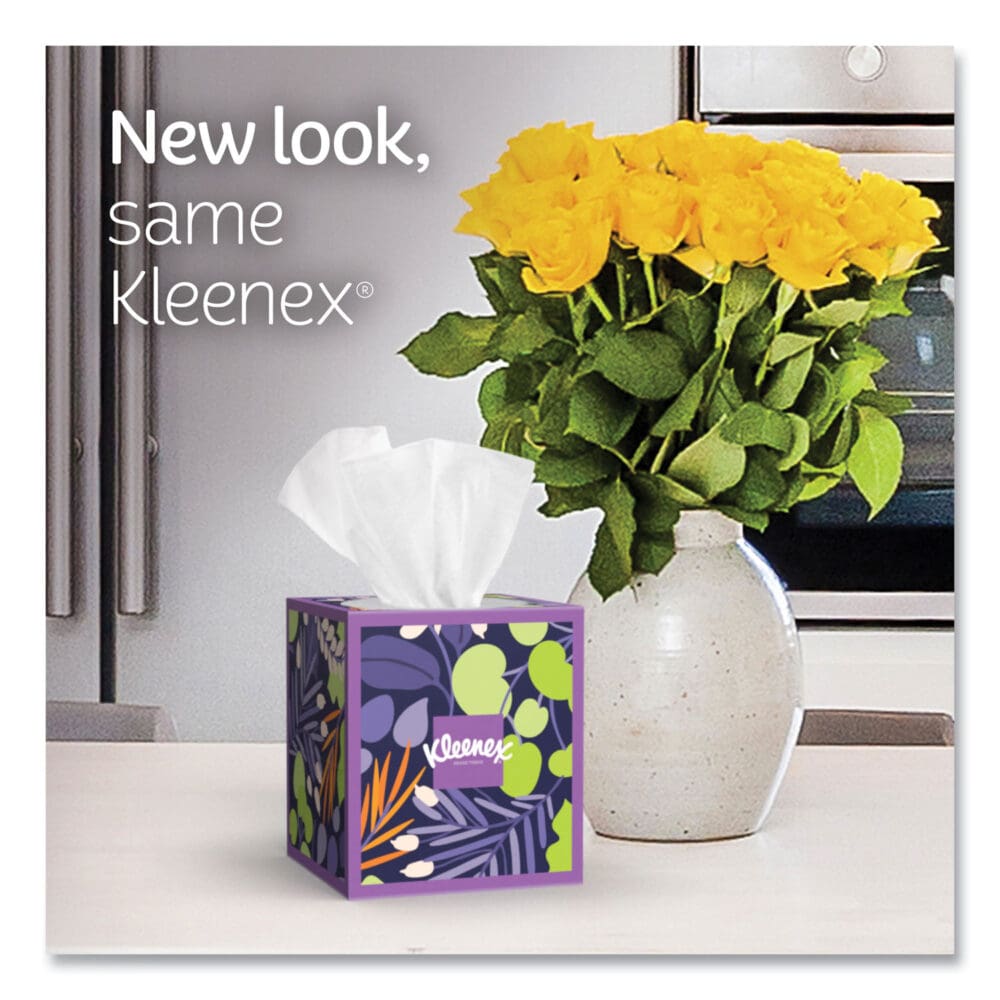Ultra Soft Facial Tissue, 3-Ply, White, 60 Sheets/Box, 4 Boxes/Pack, 3 Packs/Carton - Image 4
