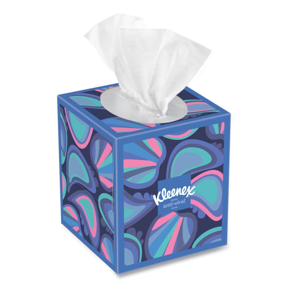 Anti-Viral Facial Tissue, 3-Ply, White, 55 Sheets/Box, 27 Boxes/Carton - Image 10
