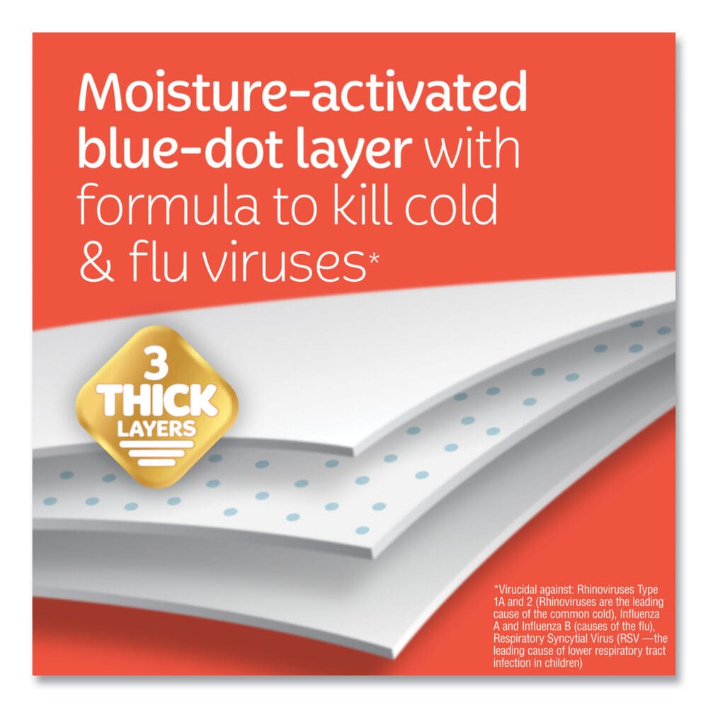 Anti-Viral Facial Tissue, 3-Ply, White, 55 Sheets/Box, 27 Boxes/Carton - Image 7