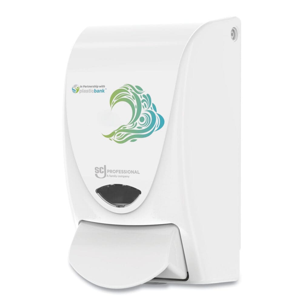 Proline WAVE Manual Soap Dispenser, 1 L, 4.9 x 4.6 x 9.2, White, 15/Carton - Image 3