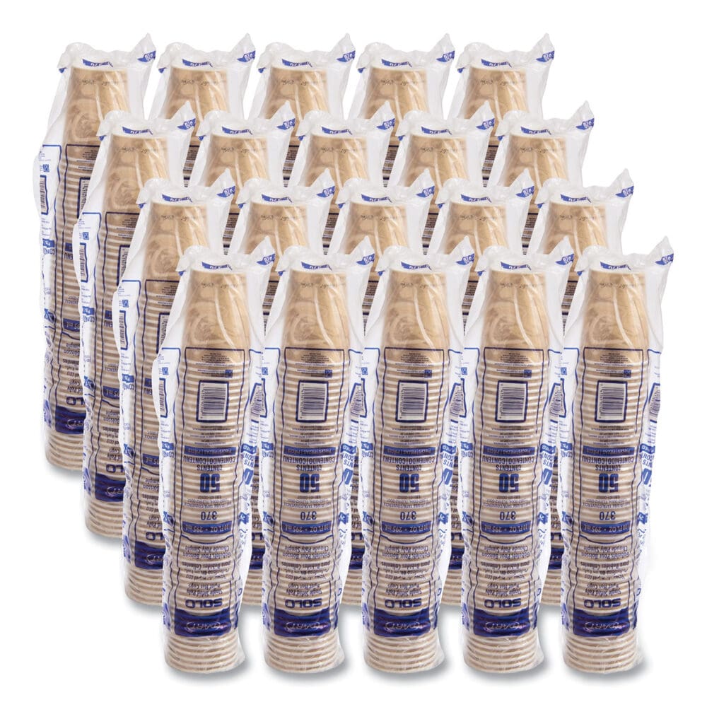 Single Sided Poly Paper Hot Cups, 10 oz, Mistique Design, 50/Bag, 20 Bags/Carton - Image 6