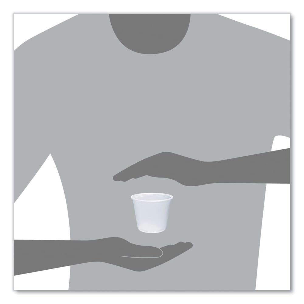 Conex Complements Portion/Medicine Cups, 5.5 oz, Translucent, 125/Bag, 20 Bags/Carton - Image 4