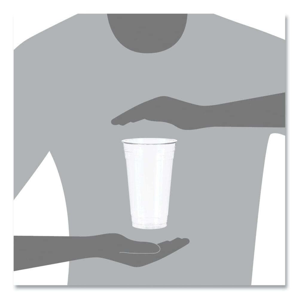 Ultra Clear PET Cold Cups, 24 oz, Clear, 50/Sleeve, 12 Sleeves/Carton - Image 5