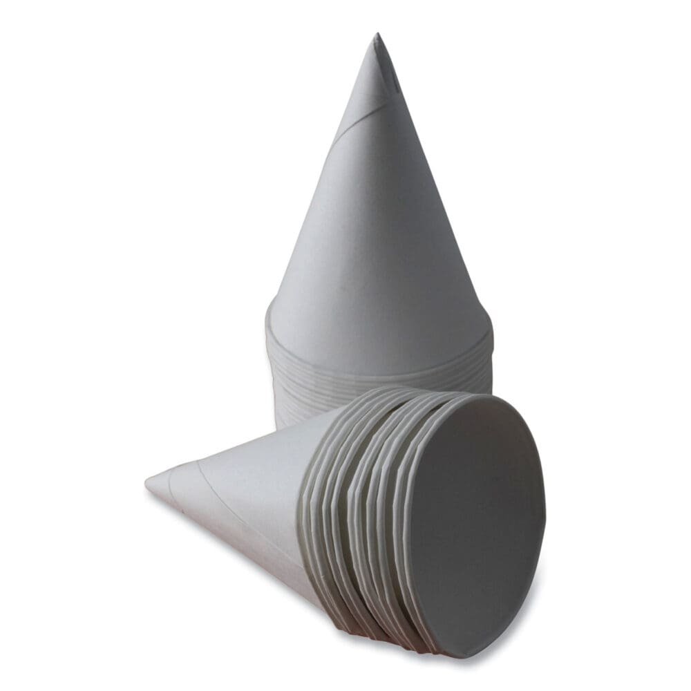 Cone Cups, 4.5 oz, White, 5,000/Carton - Image 4