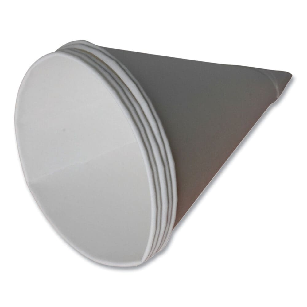 Cone Cups, 4.5 oz, White, 5,000/Carton - Image 3
