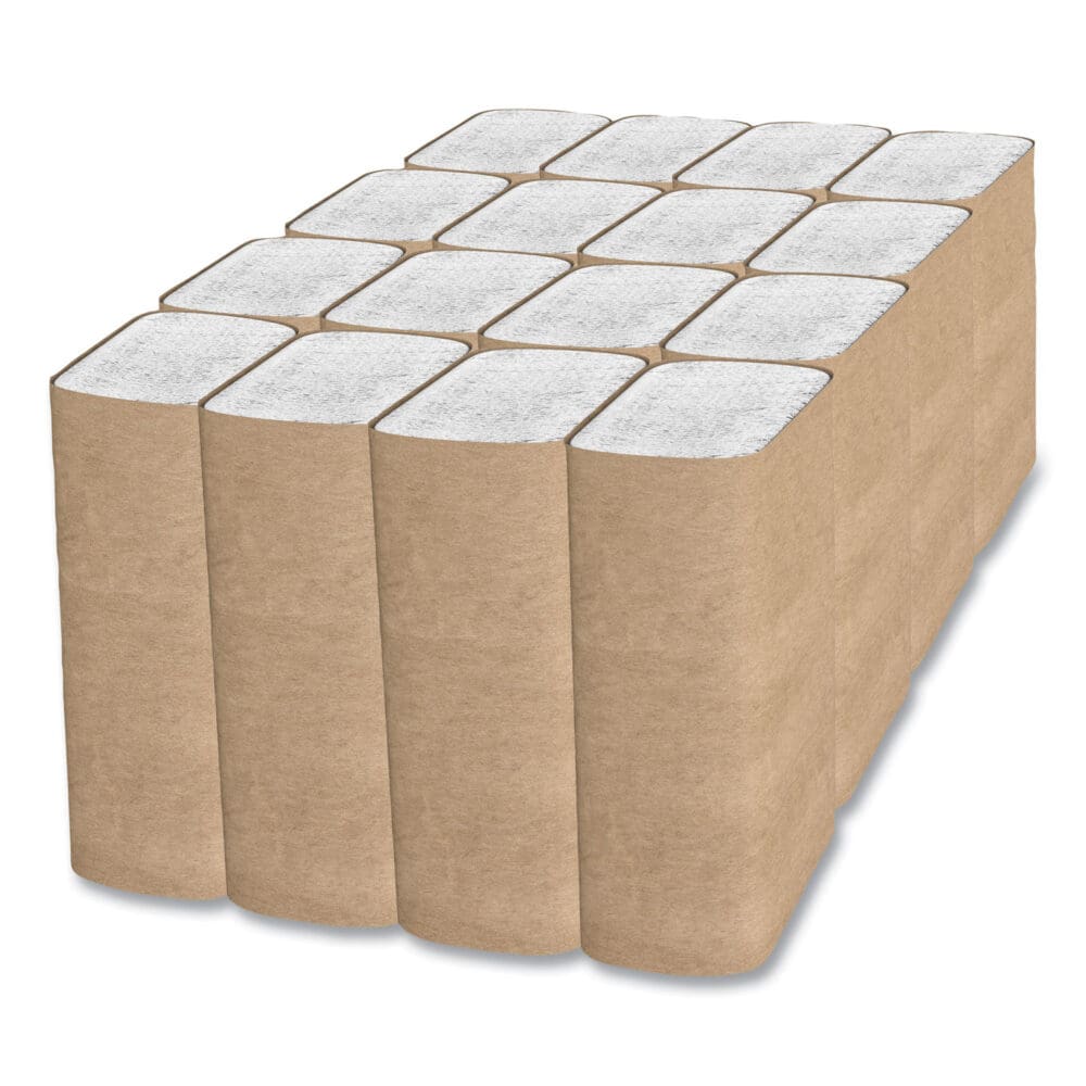Select Folded Paper Towels, Multifold, 1-Ply, 9.13 x 9.5, White, 250/Pack, 16 Packs/Carton - Image 5