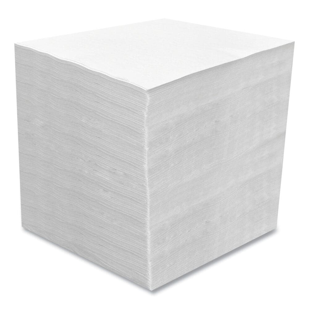 Select Dinner Napkins, 1-Ply, 15 x 15, White, 1000/Carton - Image 3