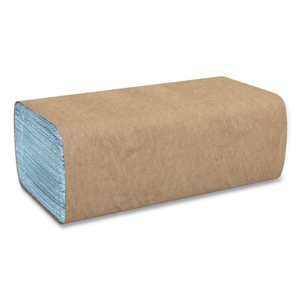 Tuff-Job Windshield Towels, 2-Ply, 9.25 x 10.25, Blue, 168/Pack, 12 Packs/Carton - Image 5