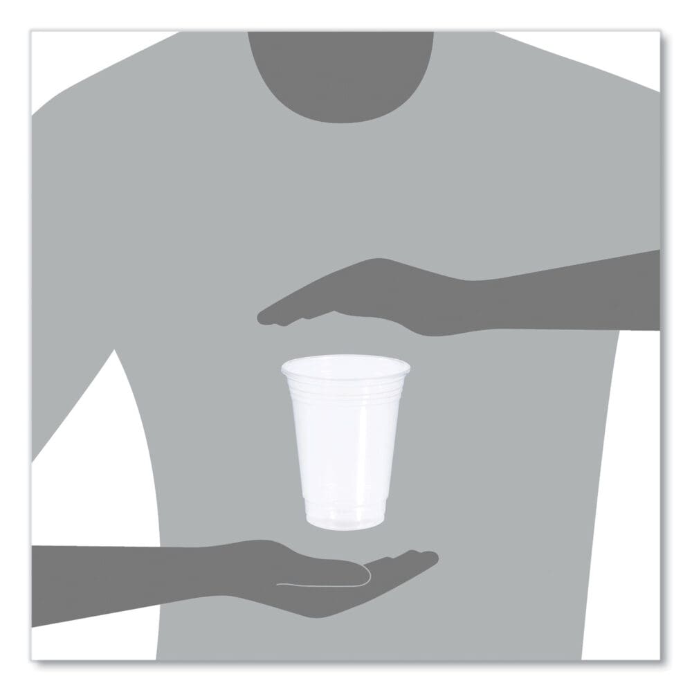 Conex ClearPro Plastic Cold Cups, Plastic, 16 oz, Clear, 50/Pack, 20 Packs/Carton - Image 5