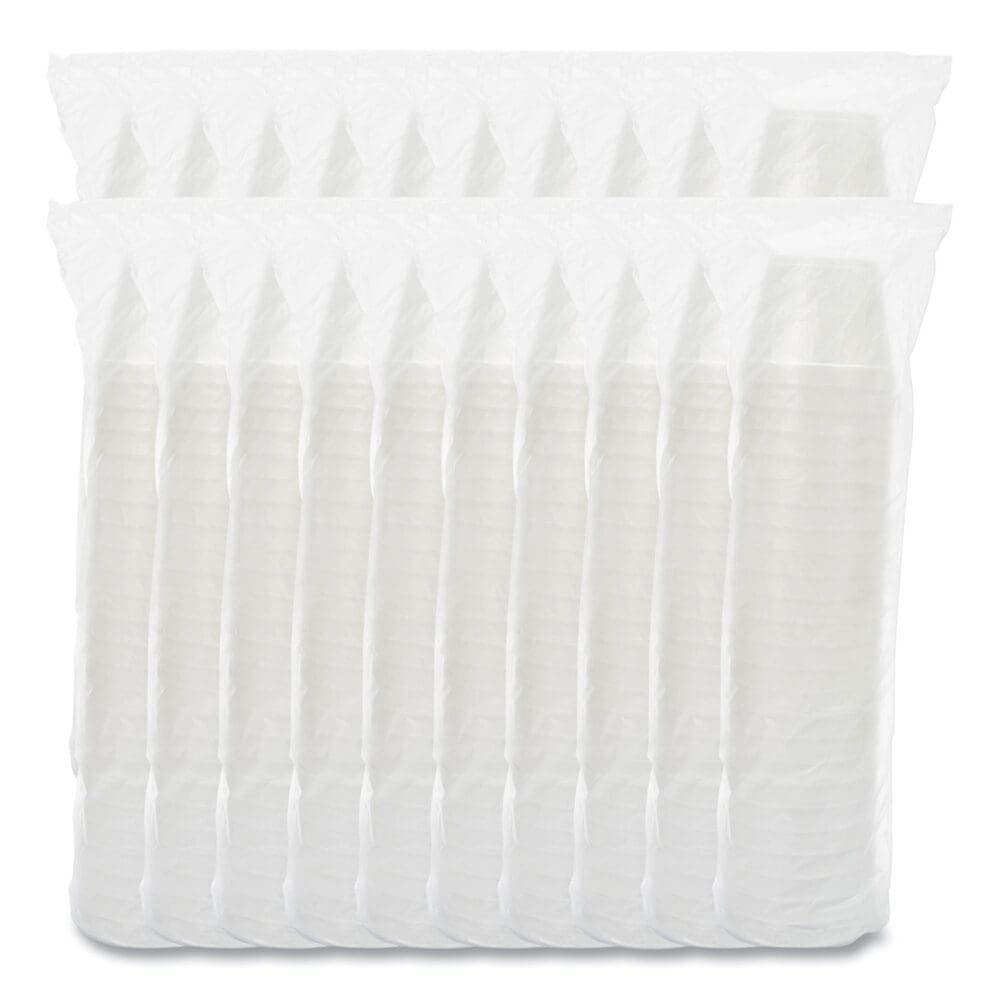 Foam Containers, 24 oz, White, 25/Bag, 20 Bags/Carton - Image 7