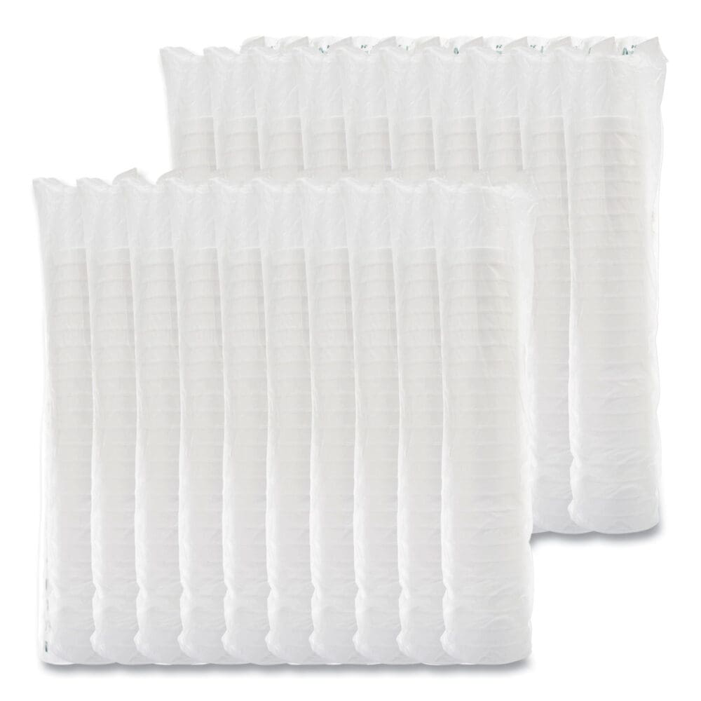 Foam Containers, 32 oz, White, 25/Bag, 20 Bags/Carton - Image 6