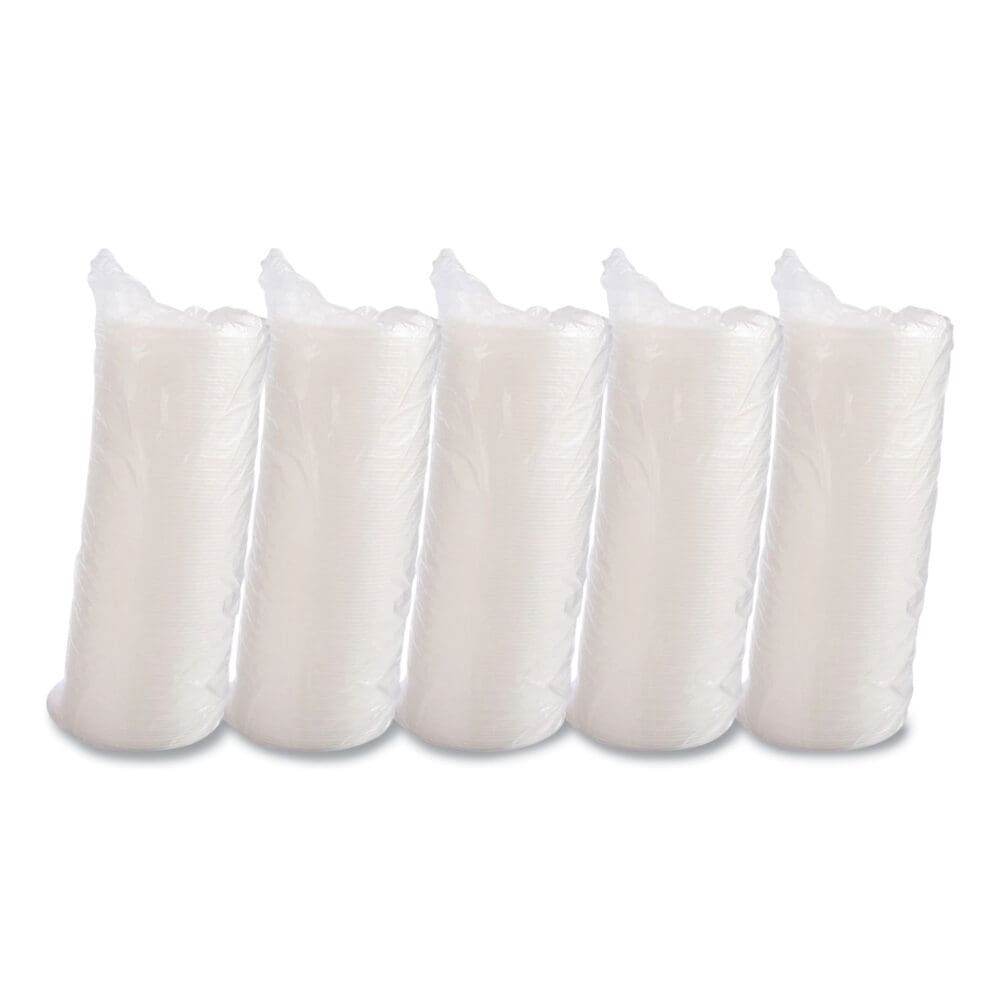 Plastic Lids for Foam Containers, Flat, Vented, Fits 24-32 oz, Translucent, 100/Pack, 5 Packs/Carton - Image 6