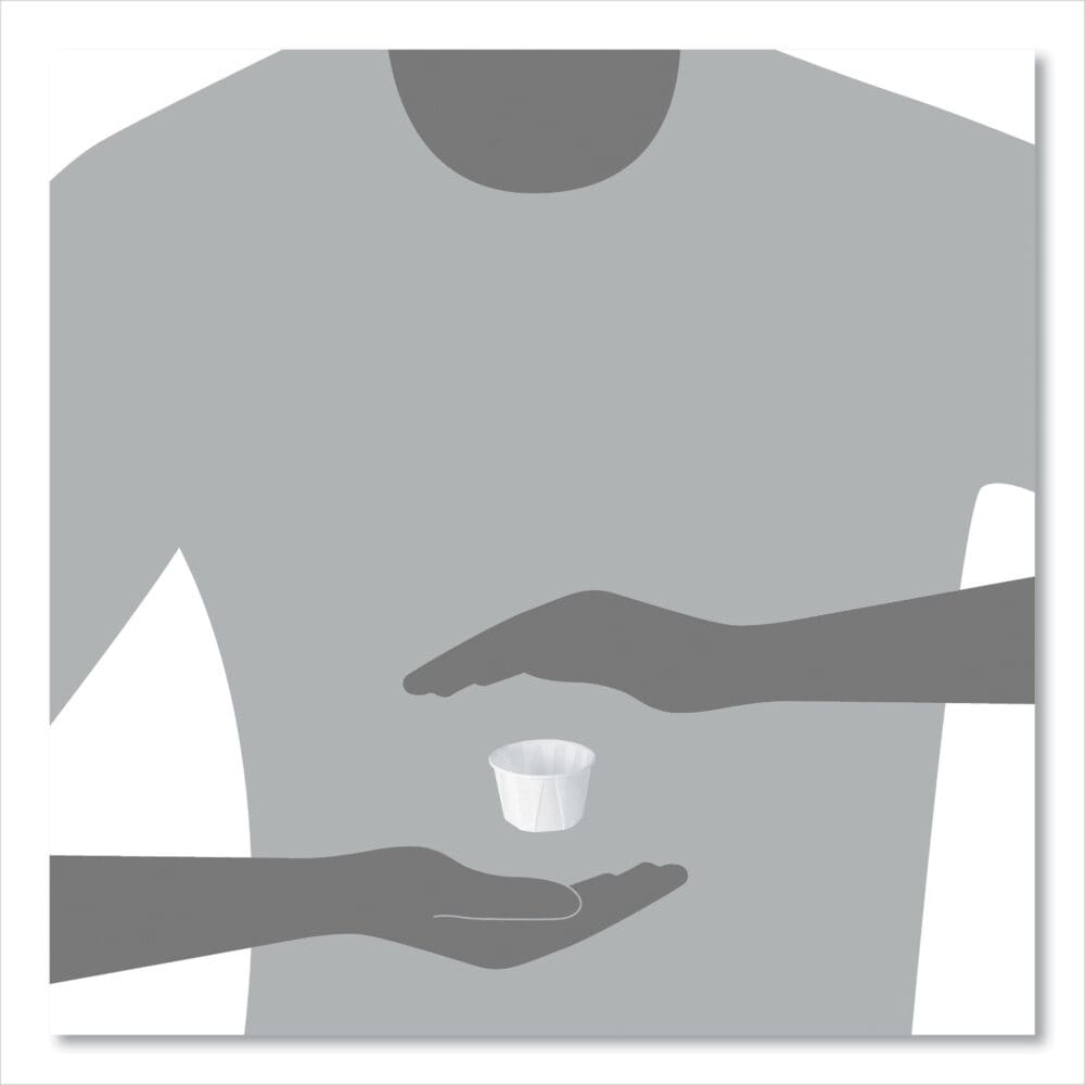 Paper Portion Cups, ProPlanet Seal, 2 oz, White, 250/Bag, 20 Bags/Carton - Image 6