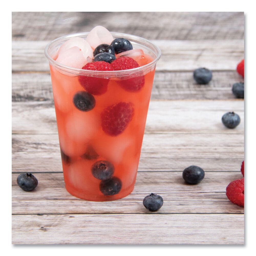 Ultra Clear PETE Cold Cups, 10 oz, Individually Wrapped, 25/Sleeve, 20 Sleeves/Carton - Image 4