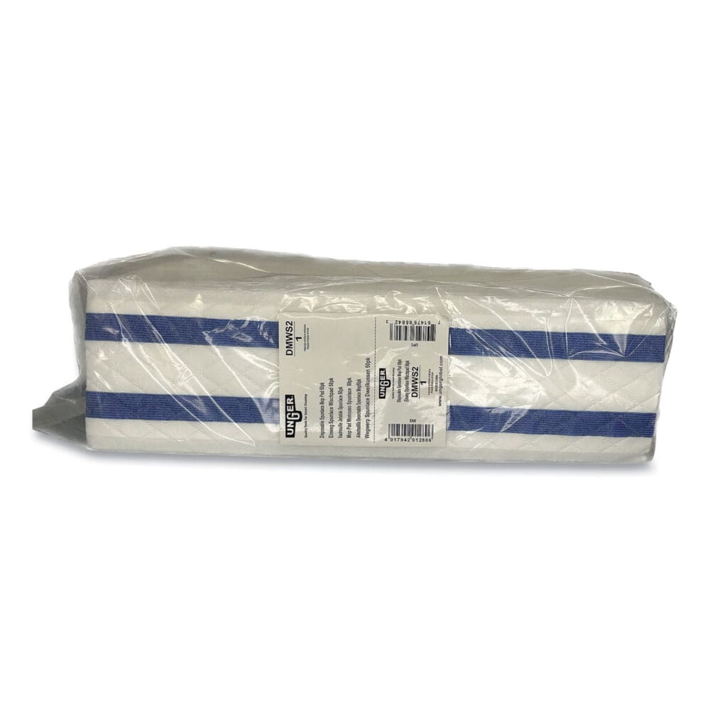 Excella Single-Use Spunlace Mop Pads, 18.5 x 5, White, 50/Pack - Image 4