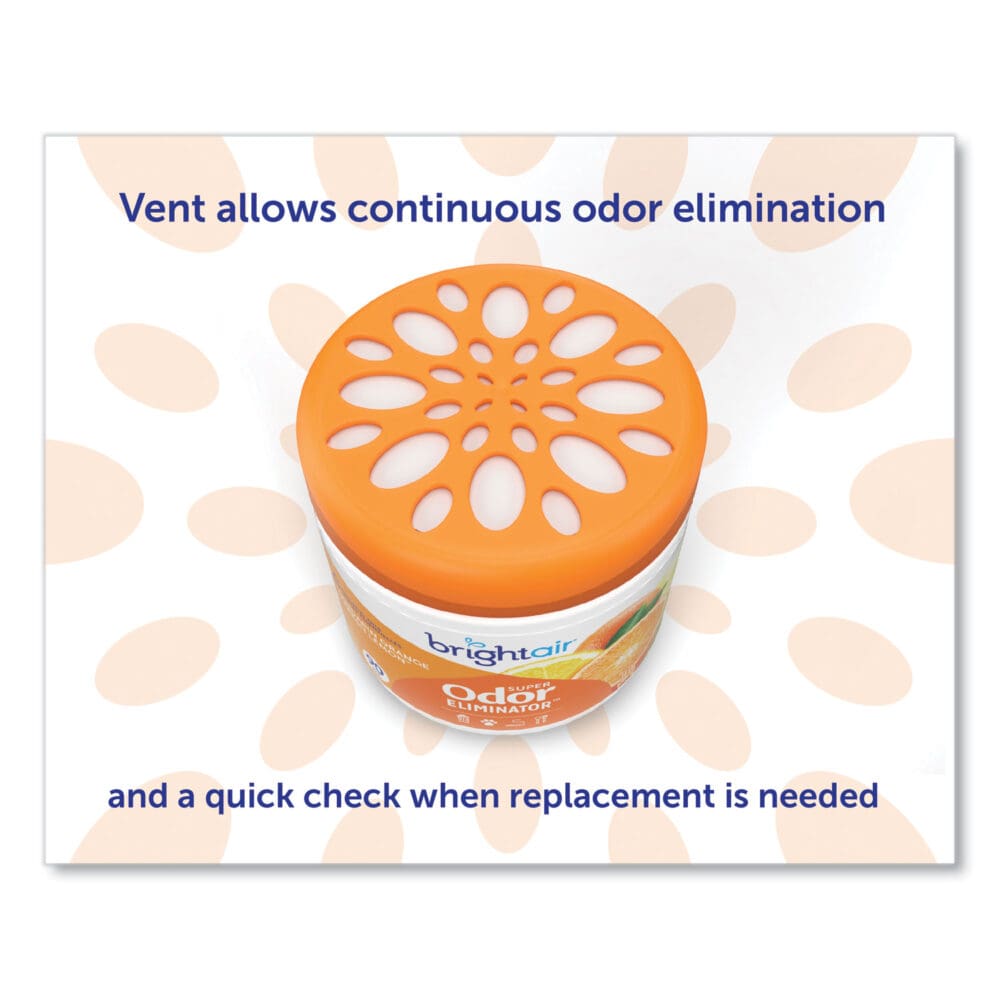 Super Odor Eliminator, Mandarin Orange and Fresh Lemon, 14 oz Jar - Image 3