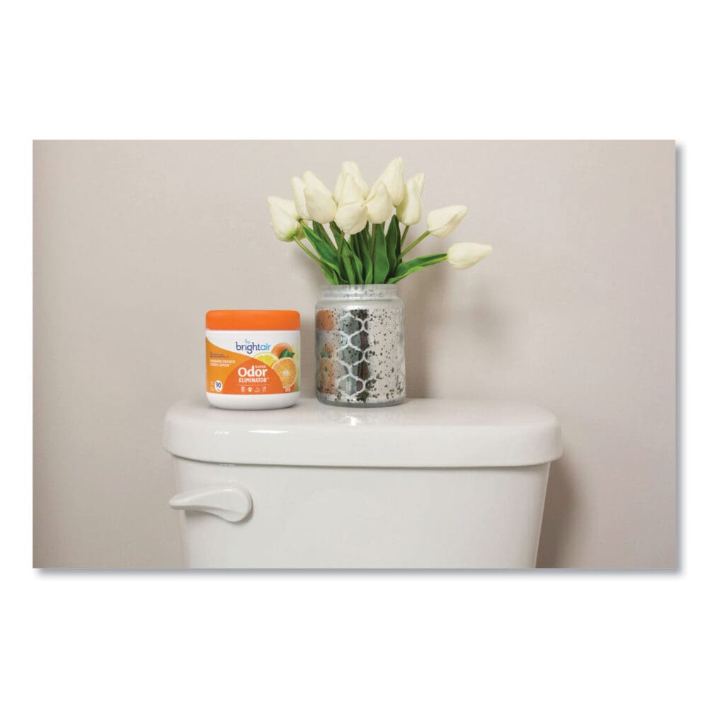 Super Odor Eliminator, Mandarin Orange and Fresh Lemon, 14 oz Jar - Image 4