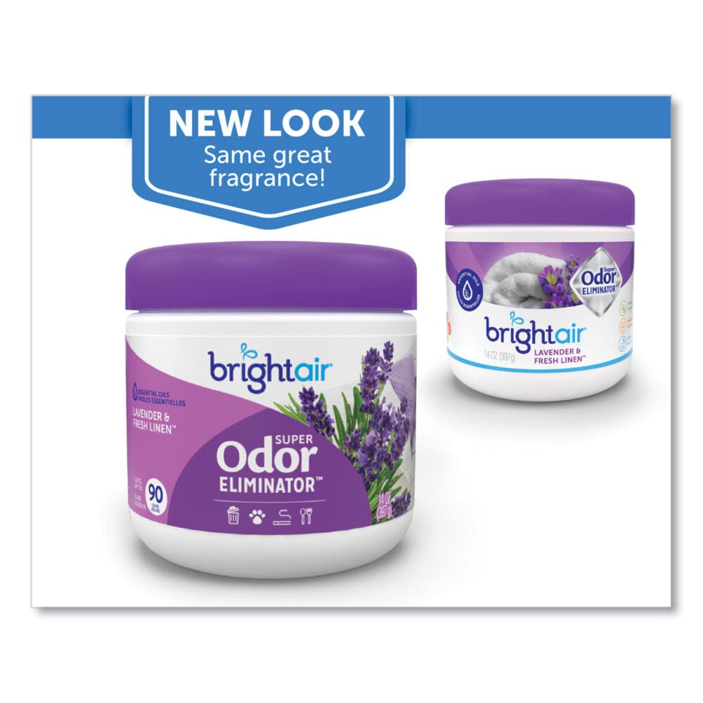 Super Odor Eliminator, Lavender and Fresh Linen, Purple, 14 oz Jar - Image 5