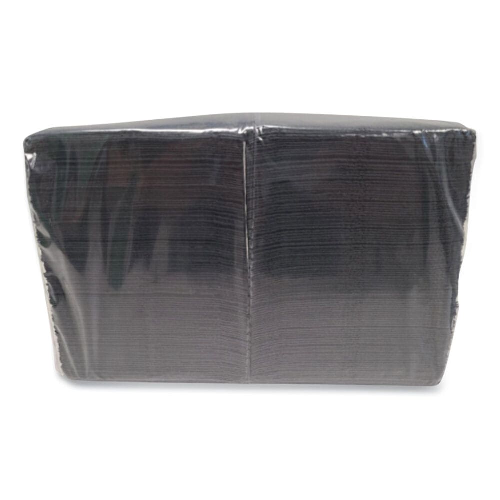 Morsoft Beverage Napkins, 2-Ply, 9 x 9.5, Black, 1,000/Carton - Image 4