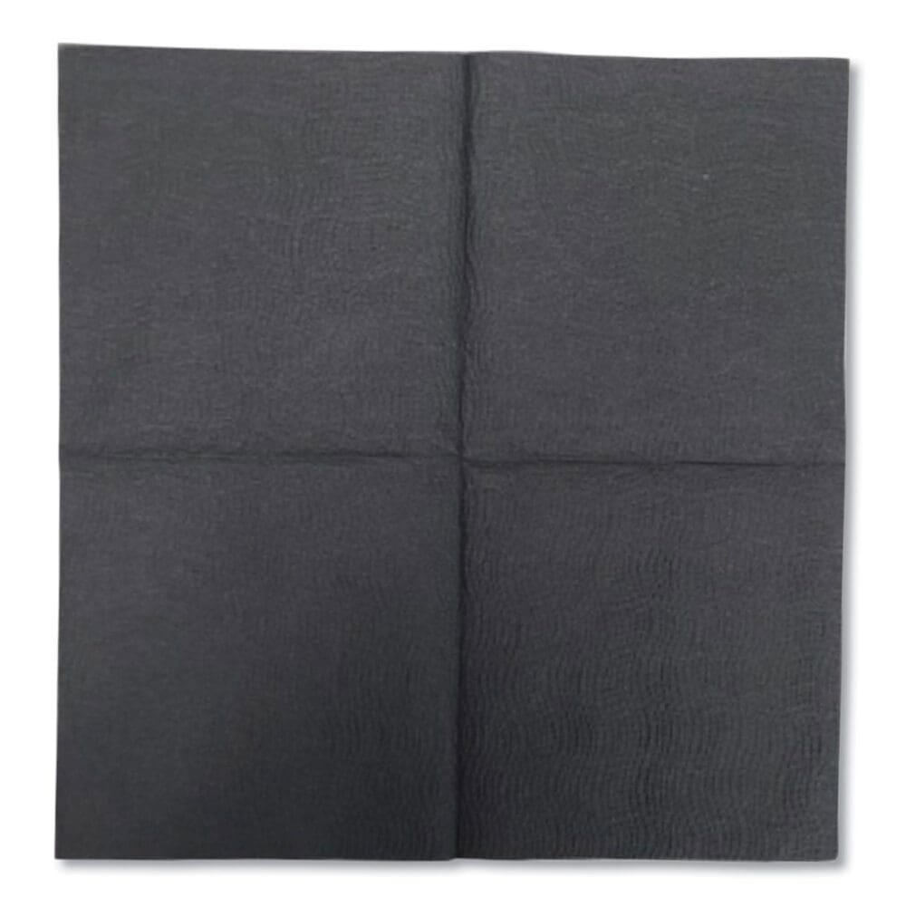 Morsoft Beverage Napkins, 2-Ply, 9 x 9.5, Black, 1,000/Carton - Image 3