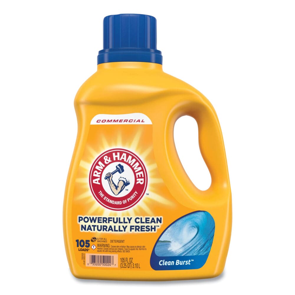 Dual HE Clean-Burst Liquid Laundry Detergent, 105 oz Bottle, 4/Carton - Image 5