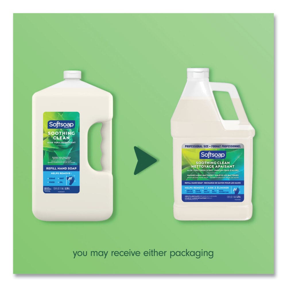 Liquid Hand Soap Refill with Aloe, Aloe Vera Fresh Scent, 1 gal Refill Bottle - Image 7