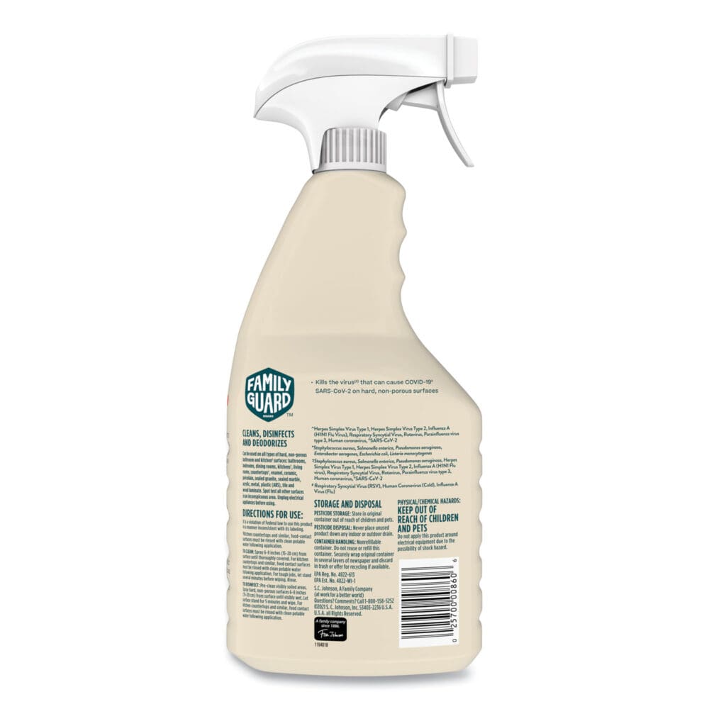 Disinfectant, Fresh Scent, 32 oz Trigger Bottle, 8/Carton - Image 4