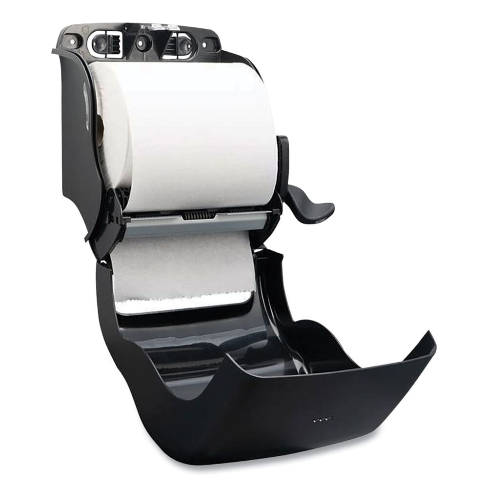 Ecological Green Towel Dispenser, 12.49" x 8.6" x 12.82", Black - Image 4