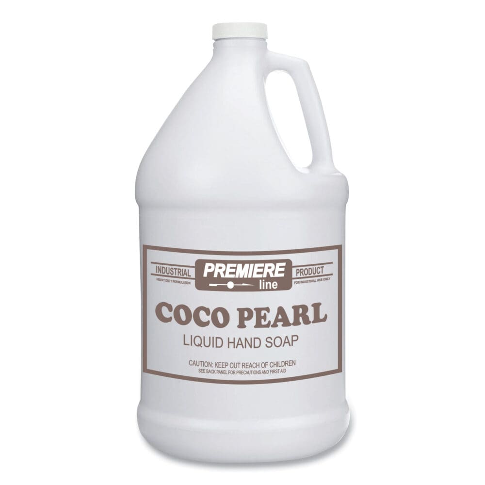 Coco Pearl Liquid Hand Soap, Coconut Scent, 128 oz Bottle, 4/Carton - Image 4