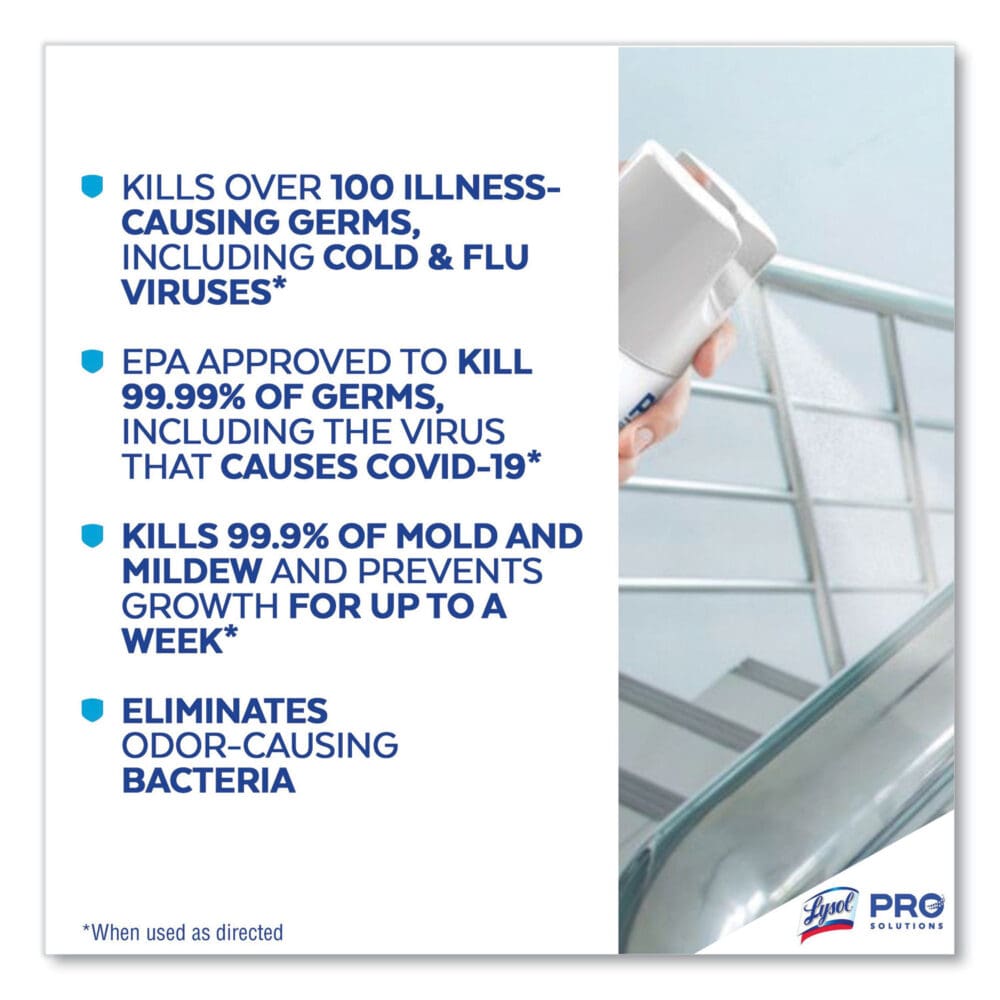 Disinfectant Spray, Lavender, 19 oz Aerosol Spray, 12/Carton - Image 9