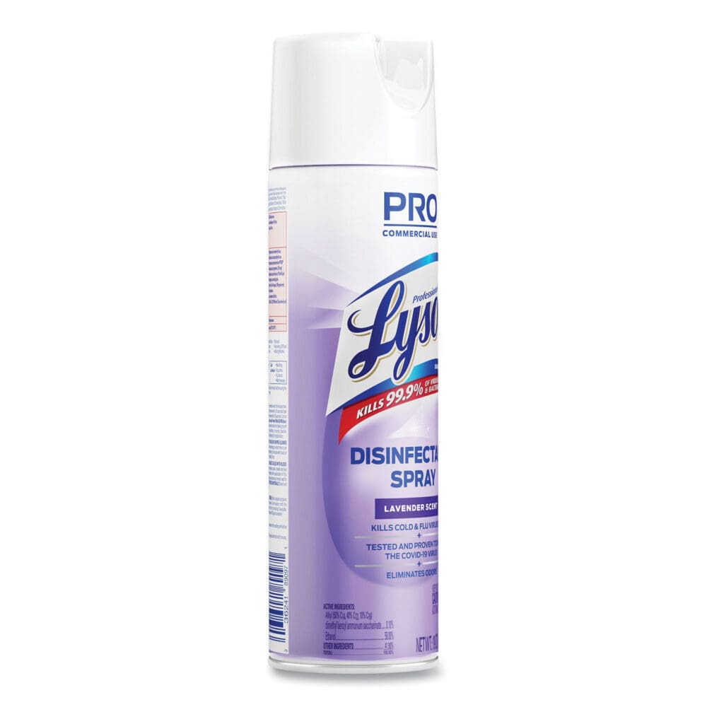 Disinfectant Spray, Lavender, 19 oz Aerosol Spray, 12/Carton - Image 3
