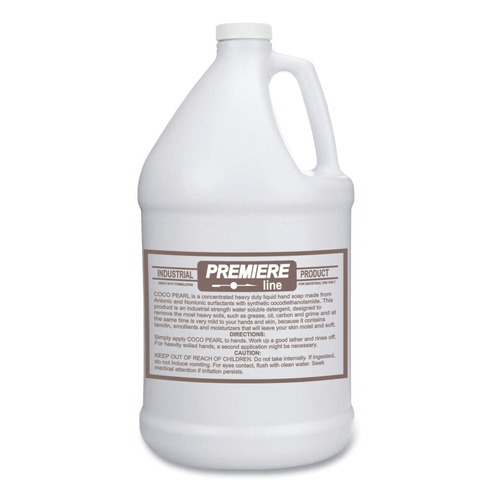 Coco Pearl Liquid Hand Soap, Coconut Scent, 128 oz Bottle, 4/Carton - Image 2